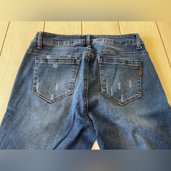 1822 distressed crop jeans size 8 - Picture 6 of 8